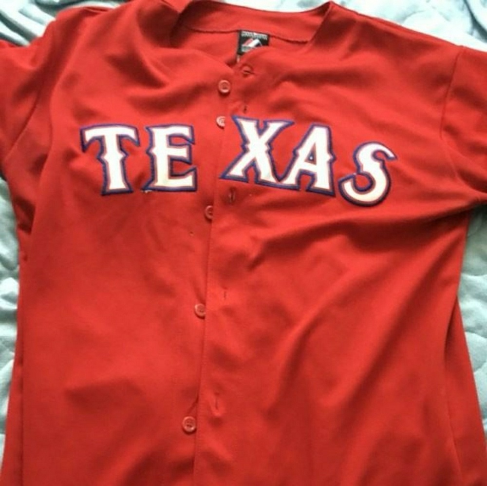 Texas baseball jersey